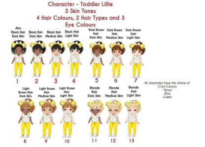 Children In Need 2023 T-Shirt Characters